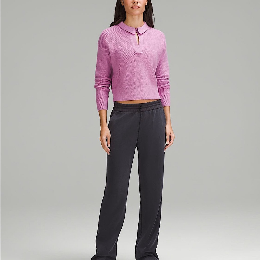 Lululemon Collared Merino Wool-Blend Sweater/L/.
Never worn, but no tag 🏷️ - Picture 4 of 7